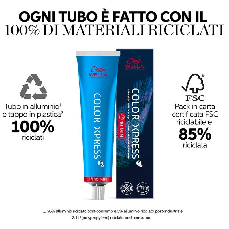 Wella Color Xpress 9/06 Biondo Chiarissimo Naturale Violetto 60ml - colore permanente rapido