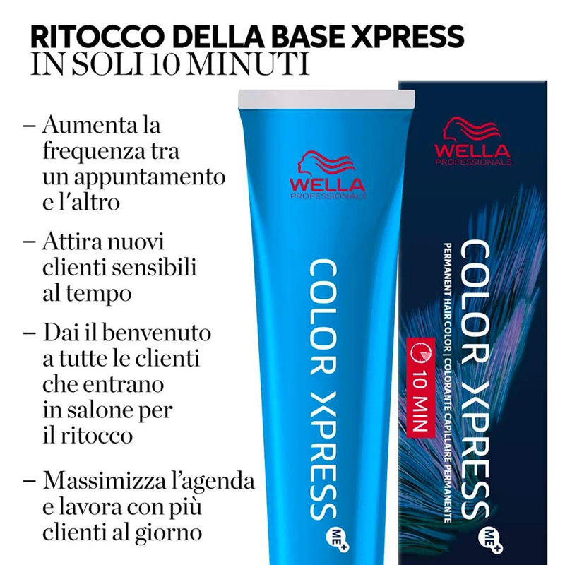 Wella Color Xpress 6/02 Biondo Scuro Naturale Matt 60ml - colore permanente rapido