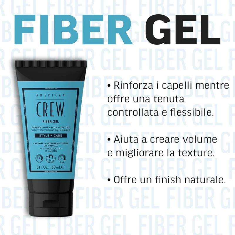 American Crew Fiber Gel 150ml - gel modellante