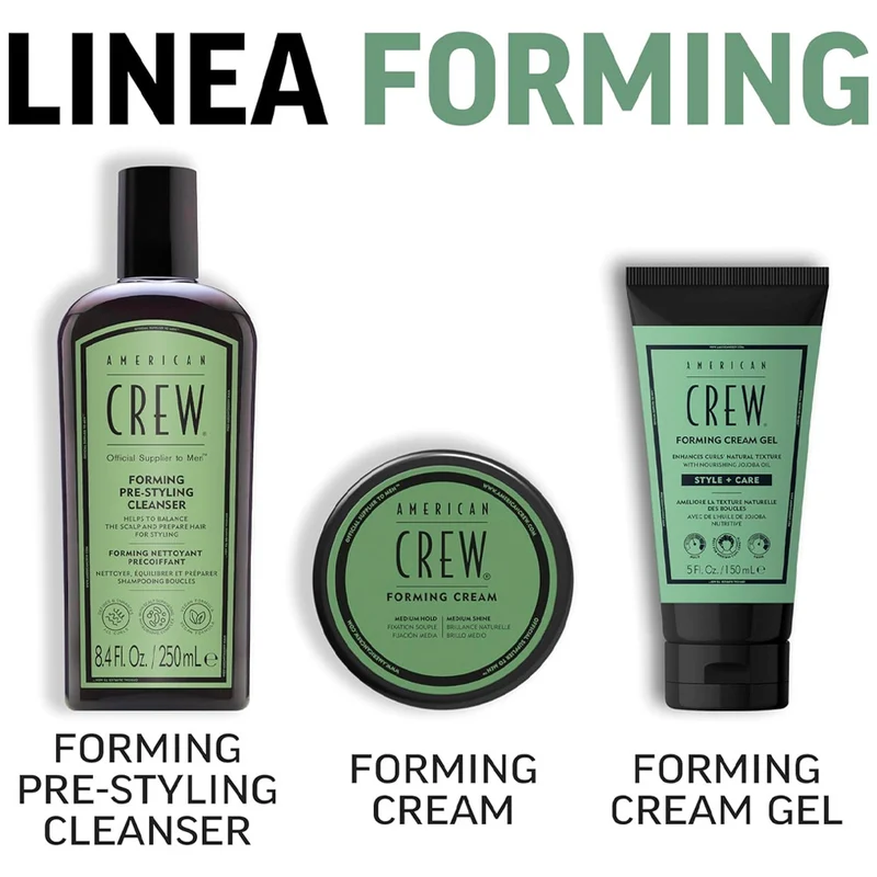 American Crew Forming Cream Gel 150ml - gel ricci definiti