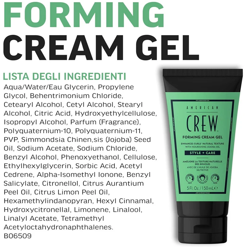 American Crew Forming Cream Gel 150ml - gel ricci definiti