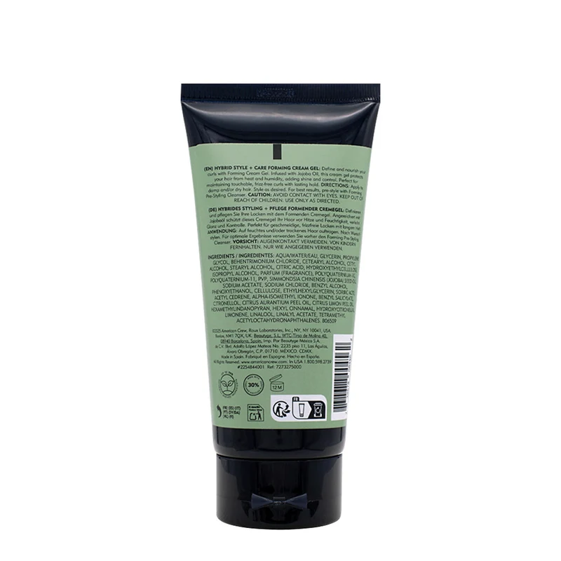 American Crew Forming Cream Gel 150ml - gel ricci definiti