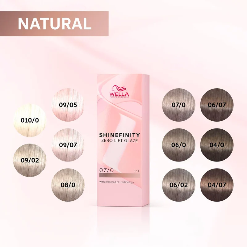 Wella Shinefinity 07/0 Biondo Medio Naturale 60ml - colore demi-permanente