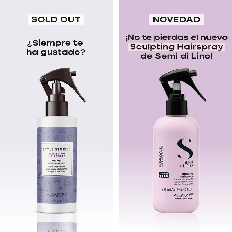 Alfaparf Milano Semi Di Lino Style&Care Sculpting Hairspray 250ml - lacca modellante