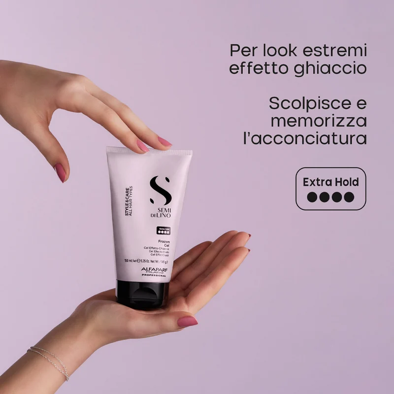 Alfaparf Milano Semi Di Lino Style&Care Frozen Gel 150ml - gel effetto ghiaccio