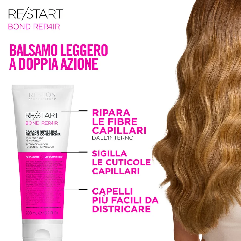 Revlon Restar Bond Repair Conditioner 200ml - balsamo riparatore per capelli danneggiati
