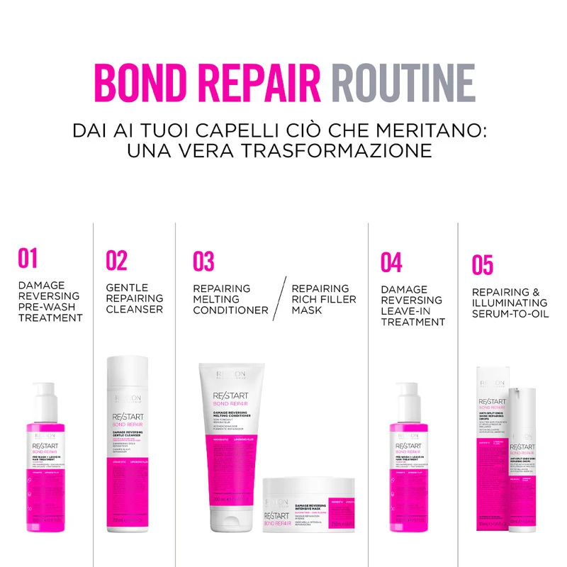Revlon Restar Bond Repair Conditioner 200ml - balsamo riparatore per capelli danneggiati