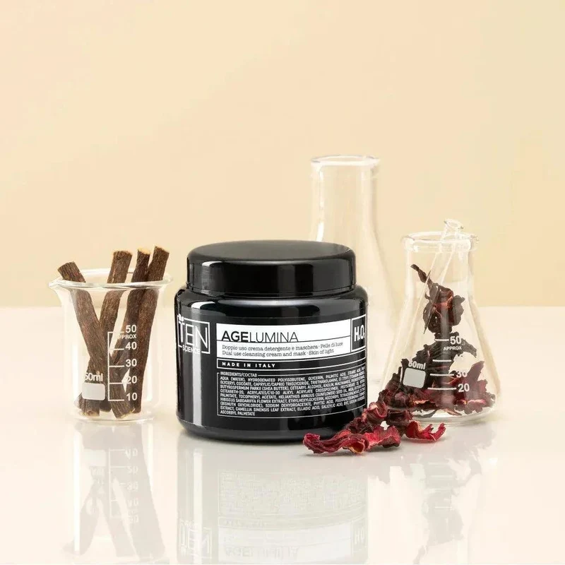 TEN Doppio Uso Crema Detergente e Maschera Pelle di luce 250ml