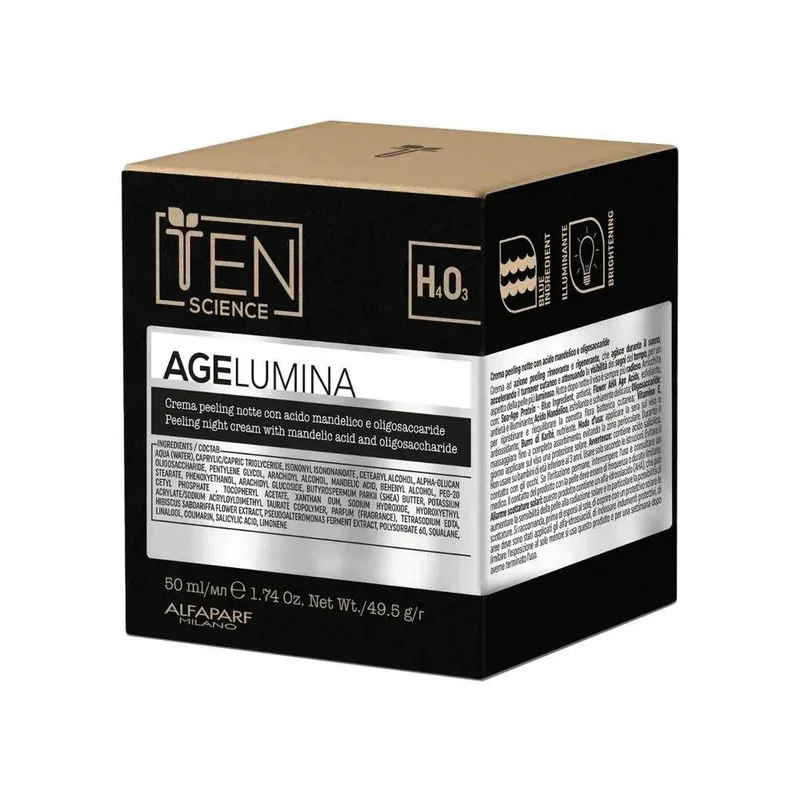 TEN Age Lumina Crema Peeling Notte con Acido Mandelico e Oligosaccaride 50ml