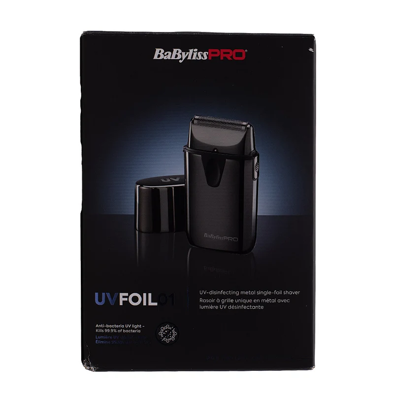 Hair Gallery Resi Come Nuovi Babyliss Pro Shaver UV Single Foil - imballaggio danneggiato