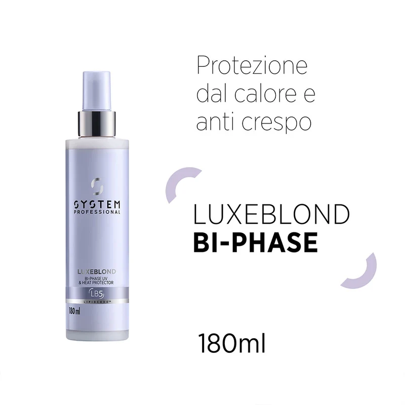 System Professional LuxeBlond Bi-Phase 180ml - termoprotettore capelli biondi