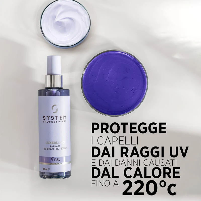 System Professional LuxeBlond Bi-Phase 180ml - termoprotettore capelli biondi