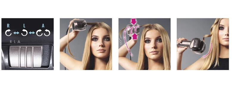 BaByliss Curl Secret Ionic C1200E Ferro arricciacapelli automatico Caldo Multicolore 2,5 m