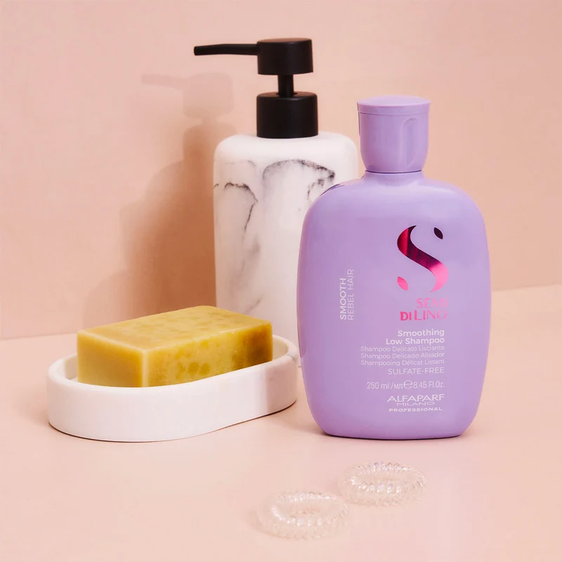 Alfaparf Milano Semi di Lino Smooth Smoothing Low Shampoo 250ml - shampoo delicato lisciante
