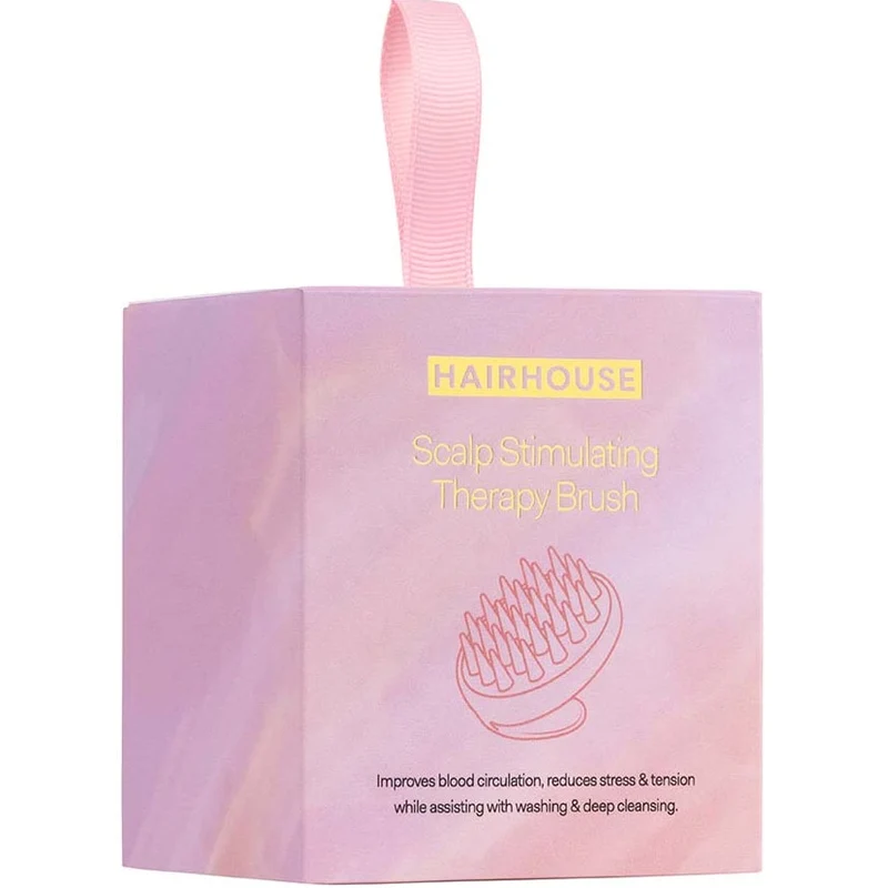 Scalp Stimulating Therapy Brush - Pink