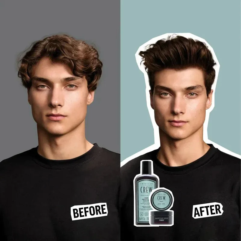 American Crew Fiber Pre-Styling Cleanser capelli uomo da fini a medi 250ml