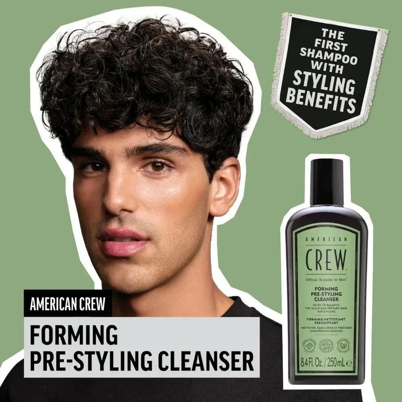 American Crew Forming Pre Styling Cleanser capelli ricci uomo 250ml