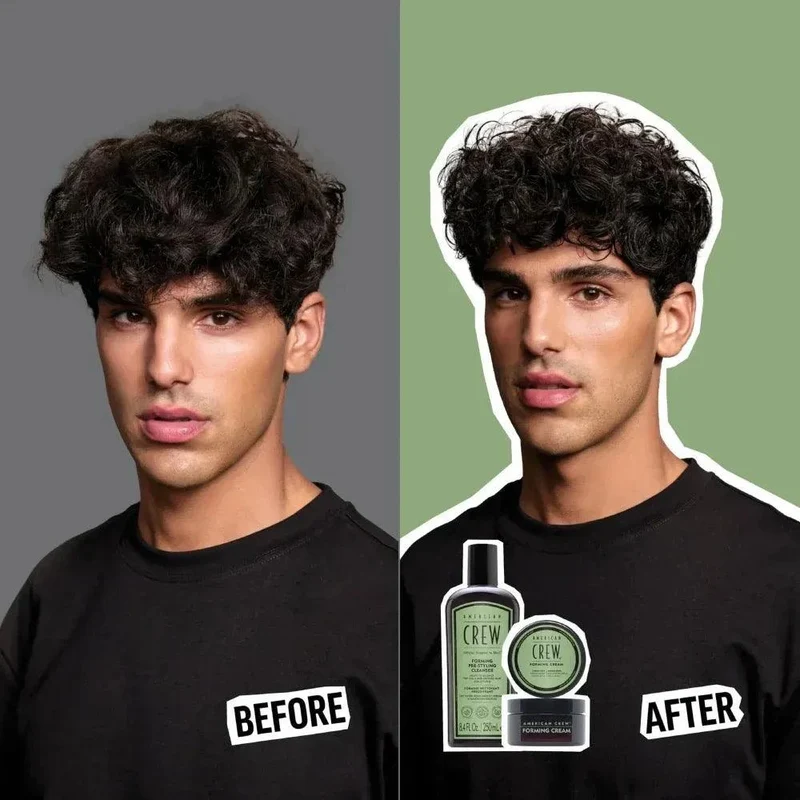 American Crew Forming Pre Styling Cleanser capelli ricci uomo 250ml