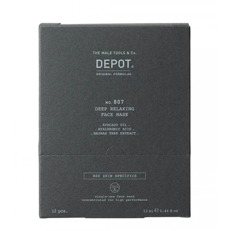 Depot No. 807 Deep Relaxing Face Mask 12x13ml
