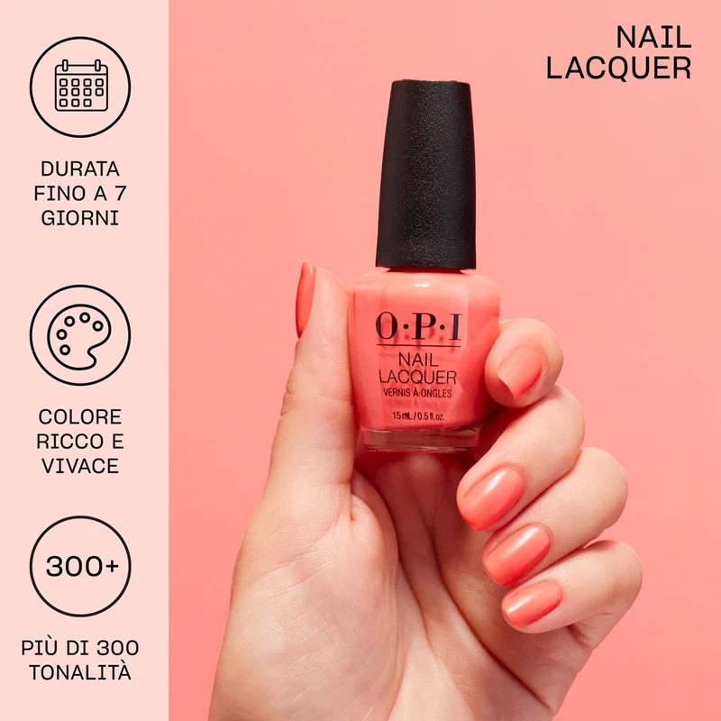 OPI Nail Laquer Spring 26 The New OPIcons Strawberry Cosmo 15ml - smalto rosa scuro