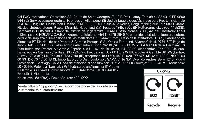 Braun Series 5 52-B1000s Rasoio Nero