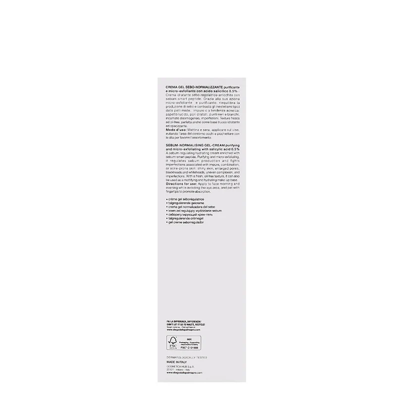 Diego dalla Palma Professional Crema Gel Sebo Normalizzante 50ml