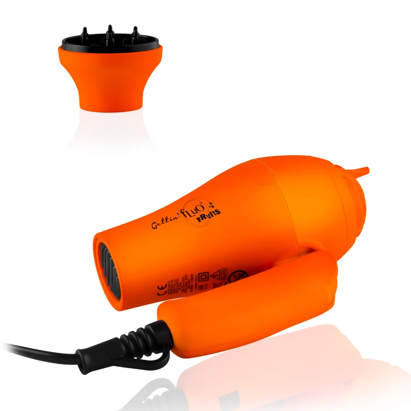 Labor Gettin' fluo Fruits Mini Asciugacapelli da viaggio