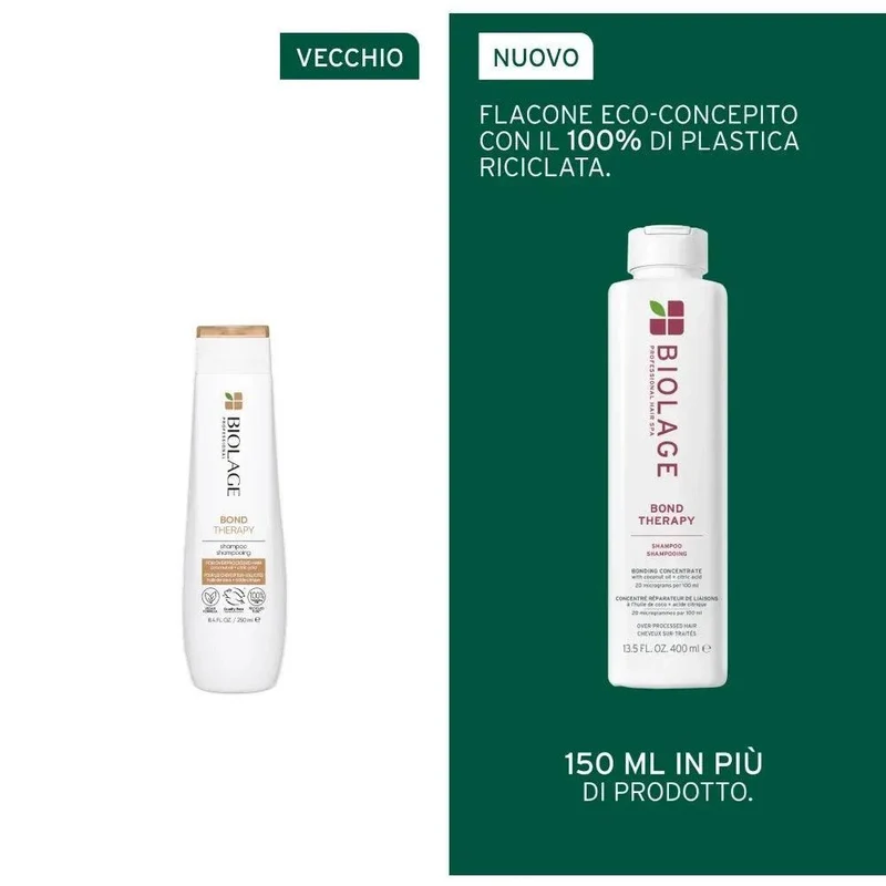 Biolage Bond Therapy Shampoo capelli danneggiati 400ml