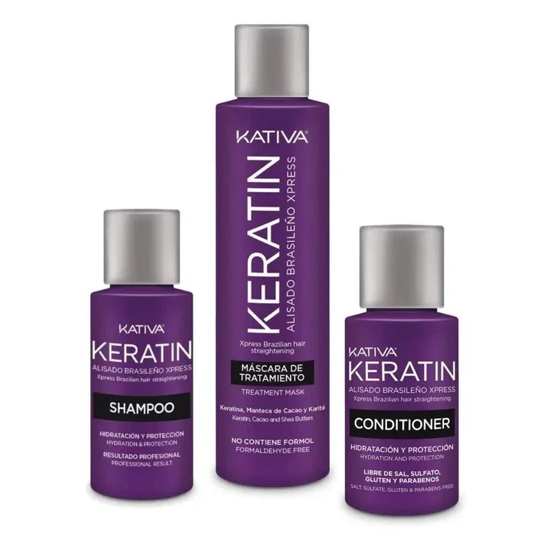 Kativa Keratin Liscio Brasiliano Xpress trattamento con cheratina lisciante