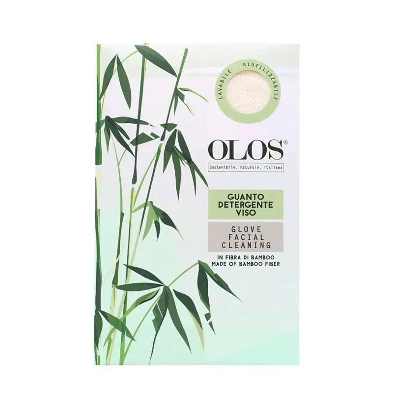 Olos Guanto Detergente Viso in fibra di bamboo