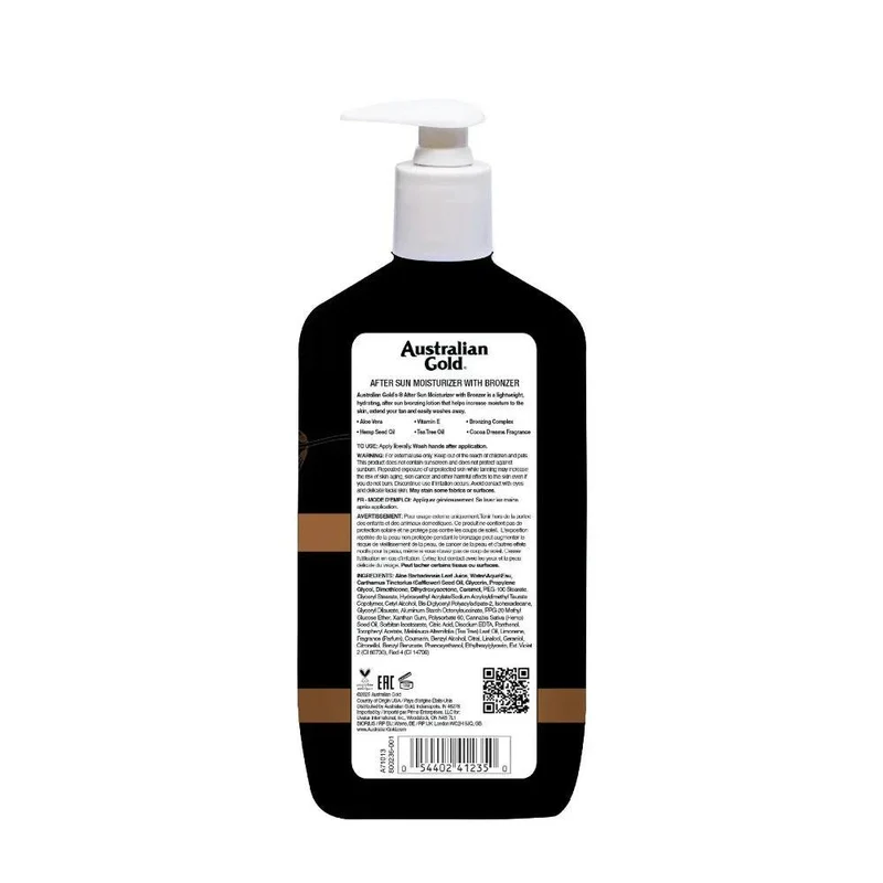 Australian Gold After Sun Moisturizer With Bronzer doposole