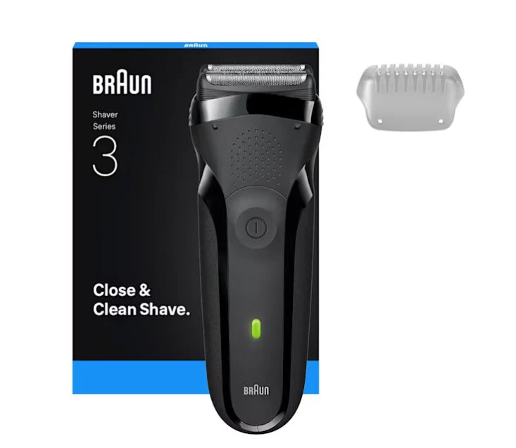 Braun Series 3 8700216735575 rasoio elettrico Trimmer Nero