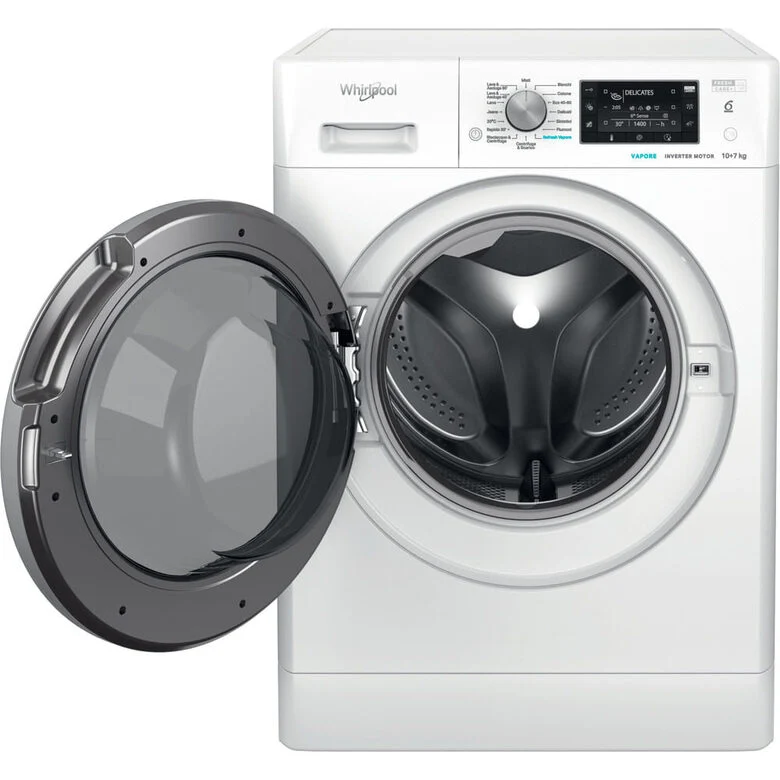 Whirlpool FreshCare Lavasciuga a libera installazione - FFWDD 107436 BSV IT