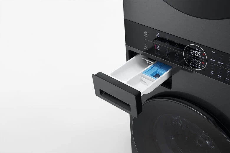 LG WashTower WT1210BBF Colonna Bucato 12/10kg AI DD, Classe A, Pannello unificato