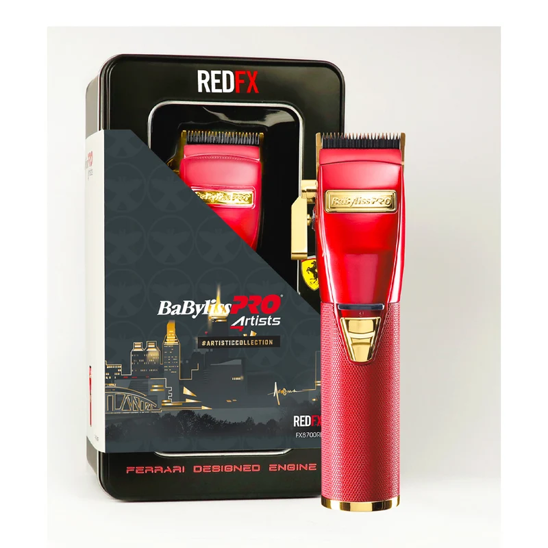 Babyliss Pro 4Artist RedFx Clipper Limited Edition FX8700RE - tagliacapelli in metallo