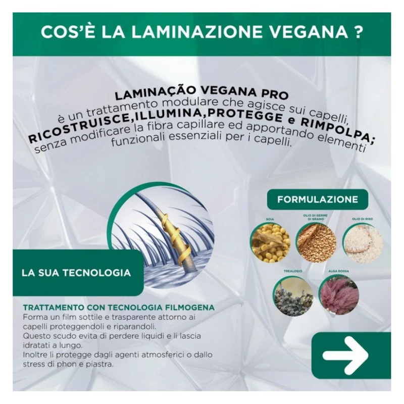 Retrò Kit Laminacao Vegana Laminazione Capelli Kit 4pz