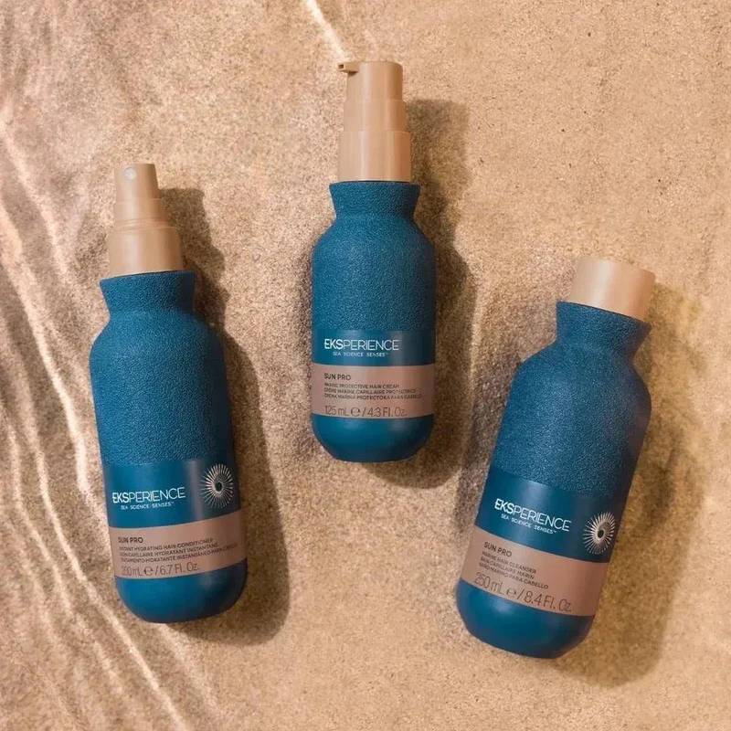 Eksperience Sun kit Solare Capelli Shampoo, Balsamo e Crema Protettiva