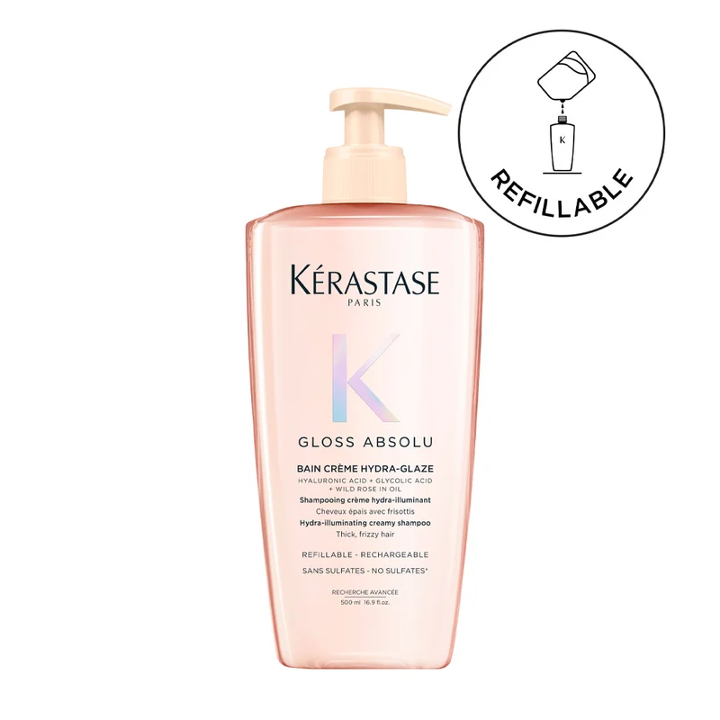Kerastase Gloss Absolu Bain Creme Hydra Glaze 500ml - shampoo illuminante capelli spessi