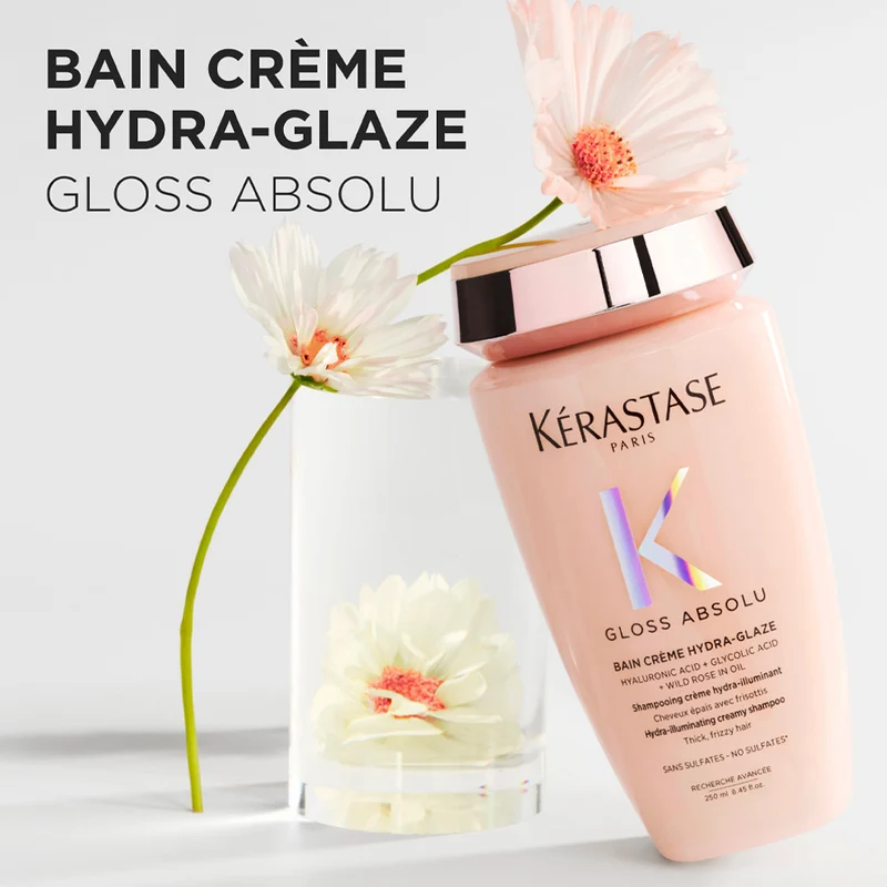 Kerastase Gloss Absolu Bain Creme Hydra Glaze 250ml - shampoo illuminante capelli spessi