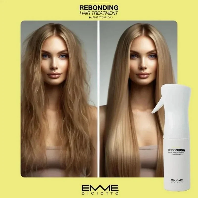 Rebonding Hair Treatment + Heat Protection Emmediciotto 3 fiale capelli danneggiati