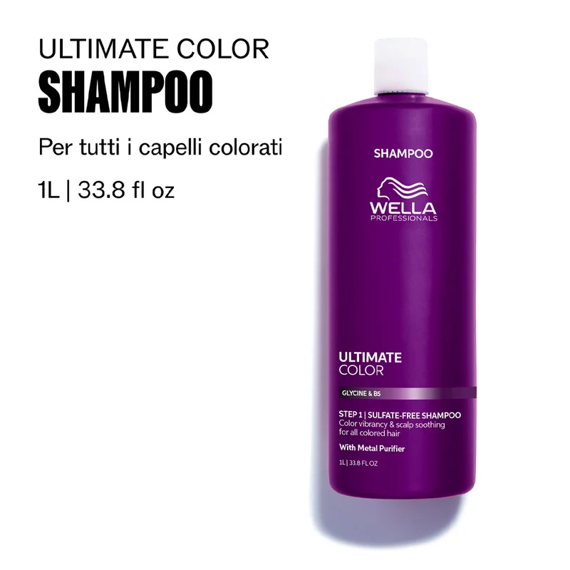 Wella Professionals Ultimate Color Shampoo 1000ml - shampoo capelli colorati