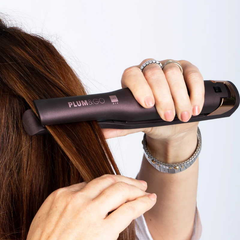 Labor Plum&Go Piastra Cordless e spazzola Kit da viaggio