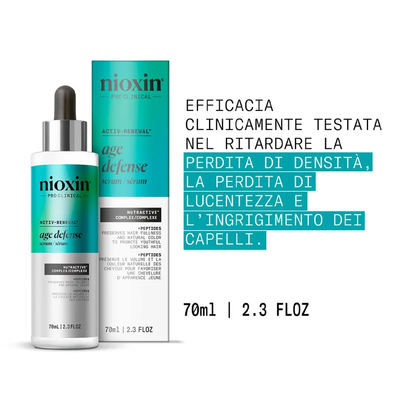 Nioxin Age Defense Serum 70ml - siero anti assottigliamento