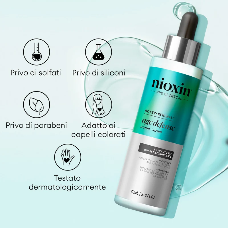 Nioxin Age Defense Serum 70ml - siero anti assottigliamento