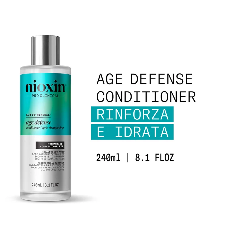 Nioxin Age Defense Conditioner 475ml - balsamo rinforzante