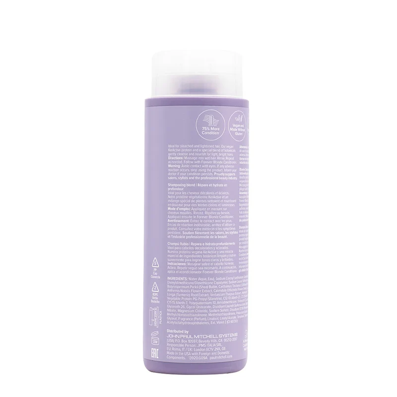 Paul Mitchell Forever Blonde Shampoo 300ml - shampoo ristrutturante capelli biondi
