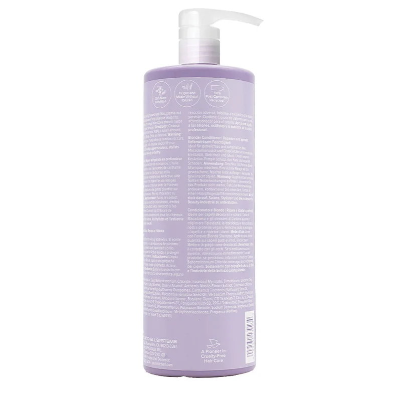 Paul Mitchell Forever Blonde Conditioner 1000ml - balsamo ristrutturante capelli biondi