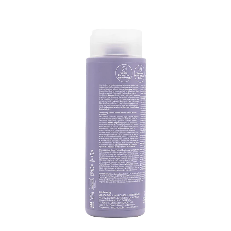 Paul Mitchell Platinum Blonde Shampoo 300ml - shampoo capelli biondi