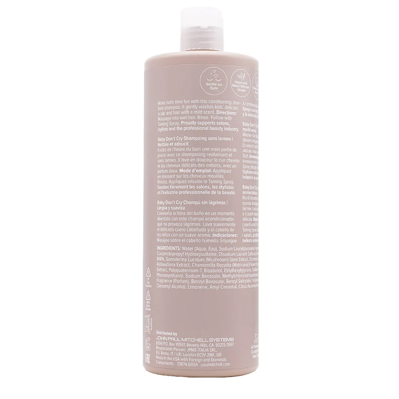 Paul Mitchell Kids Baby Don't Cry Tearless Shampoo 1000ml - shampoo delicato per bambini