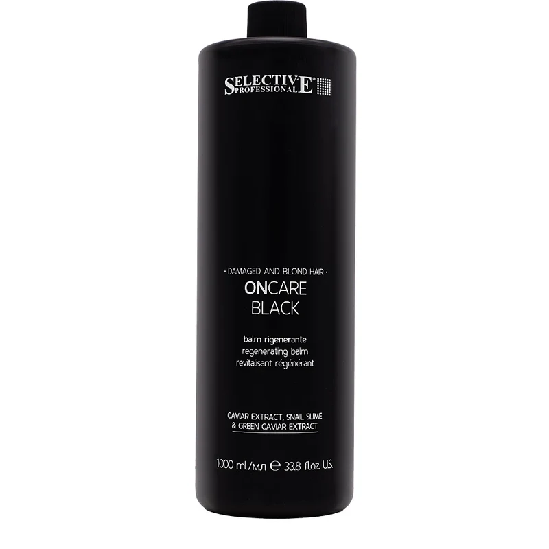 Selective Professional On Care Black Balm 1000ml - balsamo rigenerante capelli biondi